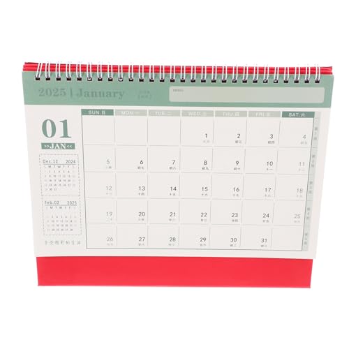 MINAOLULUS Bürokalender bürobedarf bürodekoration Wochenkalender schülerkalender zeitmanagement arbeiten Block Die klein Lehrer LED für Tischkalender Schreibtisch-Flip-Kalender Papier rot MINAOLULUS Bürokalender bürobedarf bürodekoration Wochenkalender schülerkalender zeitmanagement arbeiten Block Die klein Lehrer LED für Tischkalender Schreibtisch-Flip-Kalender Papier rot von MINAOLULUS