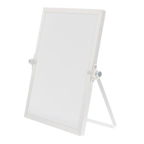 MINAOLULUS Desktop Weißboard mit Planer Erinnerungstafel für Büro Zuhause und Schule Abwischbar für Notizen und Botschaften von MINAOLULUS