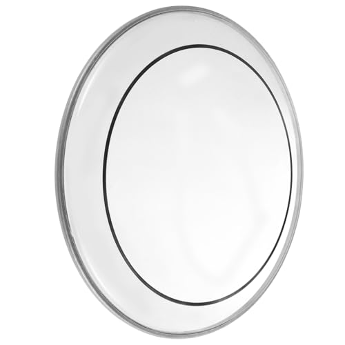 MINAOLULUS Doppelte Ölige Trommelhaut Kopf Der Bassdrum Tenortrommel Schlagzeug-übungspad Zubehör Für Trommeln Haustiertrommel Drum-pad-ständer Drum-pads Transparent Aluminium von MINAOLULUS