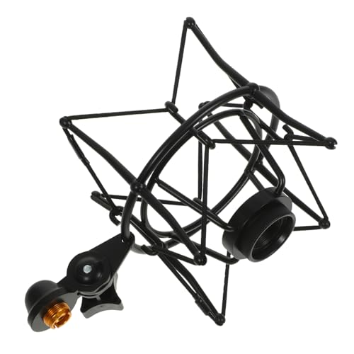 MINAOLULUS Mikrofon Halterung aus Metall Stoßfeste Mikrofon Spinne Professioneller Mikrofonständer für Audioaufnahmen für Sprachübertragungen und Podcasts von MINAOLULUS