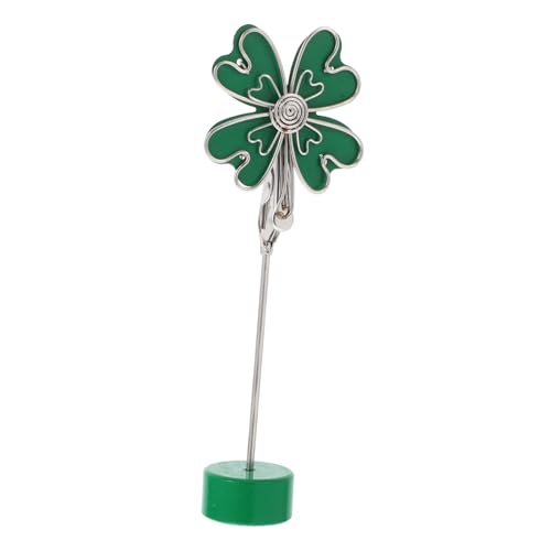 MINAOLULUS Tischnummer steht kartenhalter schreibtischzubehör Schreibtisch-Notizhalter Memo-Clip-Halfter bildhalter für den schreibtisch Fotohalter für den Schreibtisch Fotoclip Metall Green von MINAOLULUS