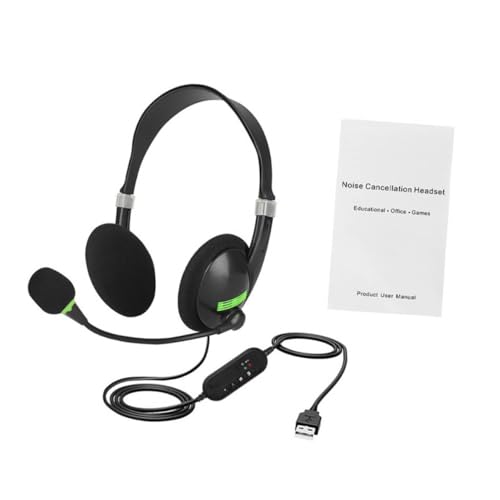 MINAOLULUS USB Gaming Kopfhörer mit Mikrofon Over Ear Design Flexibles Mikrofon Geräuschreduzierung für PC Chat und Videokonferenzen MINAOLULUS USB Gaming Kopfhörer mit Mikrofon Over Ear Design Flexibles Mikrofon Geräuschreduzierung für PC Chat und Videokonferenzen von MINAOLULUS