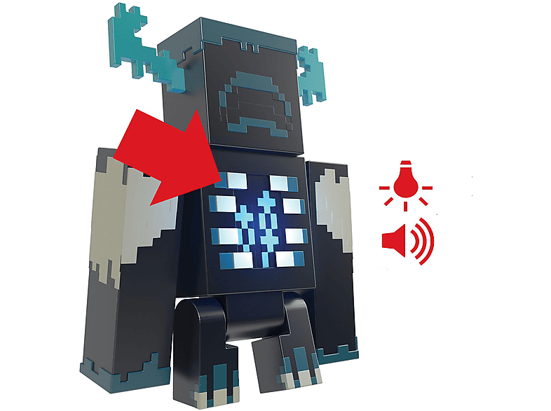 MINECRAFT HHK89 THE WARDEN Actionfigur Mehrfarbig MINECRAFT HHK89 THE WARDEN Actionfigur Mehrfarbig von MINECRAFT