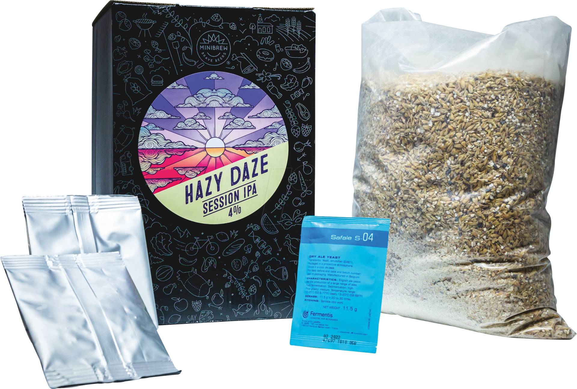 MB HAZE DAZE - Braupack, Hazy Daze MB HAZE DAZE - Braupack, Hazy Daze von MINIBREW