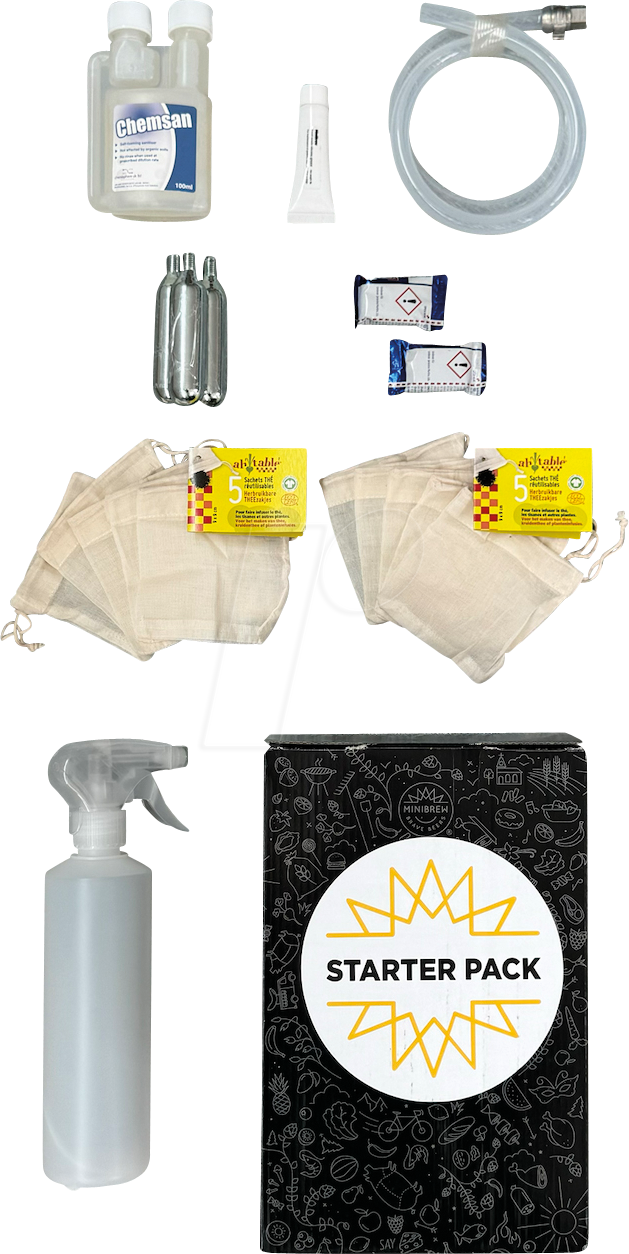 MB STARTERPACK - Smartes Bierbrauen, Starterpack von MINIBREW