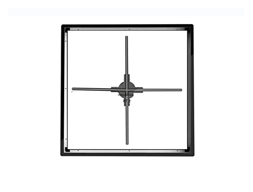 Holografischer Ventilator 3D-Hologramm-Fan LED-Lichtperlen Naked Eye Holographic Fan mit Perlen aus Aluminiumlegierung 624 Außergewöhnliche Klarheit und lebensechte Details von MINING