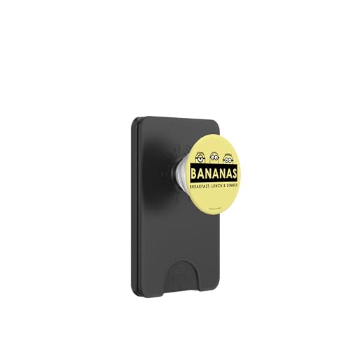 Despicable Me Minions Bananas Meal Times PopSockets PopWallet für MagSafe von MINIONS