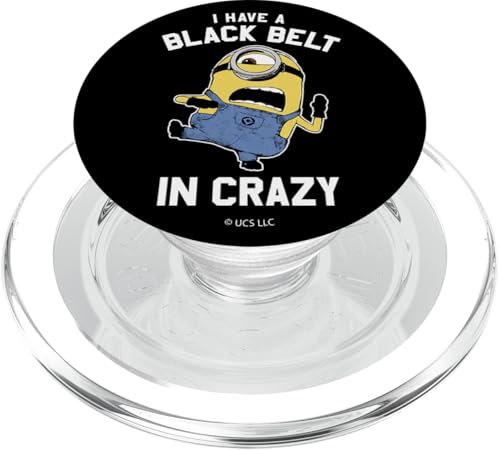 Despicable Me Minions Black Belt In Crazy PopSockets PopGrip für MagSafe von MINIONS