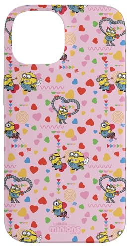 Hülle für iPhone 14 Minions Cupid Hearts All-Over Print von MINIONS