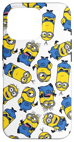 Hülle für iPhone 16 Pro Minions Different Emotions Minions Pattern Logo von MINIONS