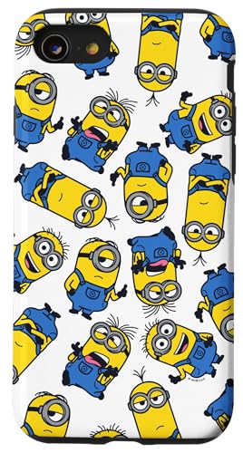 Hülle für iPhone SE (2020) / 7 / 8 Minions Different Emotions Minions Pattern Logo von MINIONS