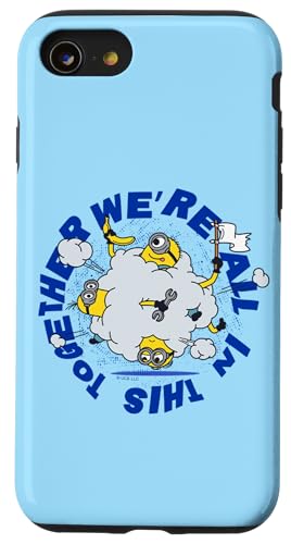 Hülle für iPhone SE (2020) / 7 / 8 Minions We're All In This Together Scuffle Group Shot Logo von MINIONS
