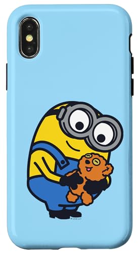 Hülle für iPhone X/XS Minions Cute Bob Favorite Teddy Bear Portrait von MINIONS
