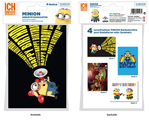 Minions Geburtstagskarten Set Minions Geburtstagskarten Set von MINIONS