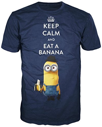 Minions - Keep Calm (Shirt M/Navy) von MINIONS