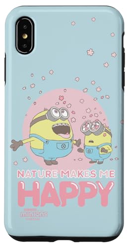Minions Otto and Bob Sakura Blossoms Nature Makes Me Happy Hülle für iPhone XS Max Minions Otto and Bob Sakura Blossoms Nature Makes Me Happy Hülle für iPhone XS Max von MINIONS
