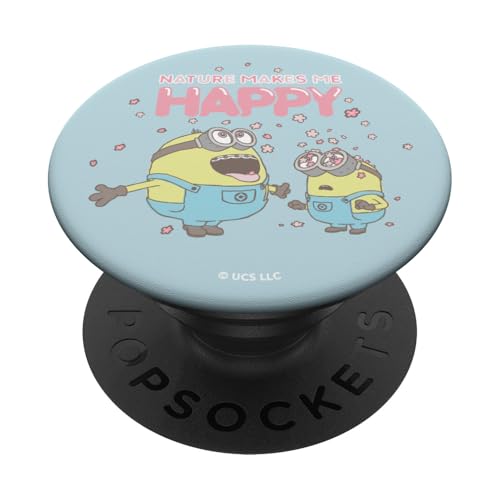 Minions Otto and Bob Sakura Blossoms Nature Makes Me Happy PopSockets Klebender PopGrip Minions Otto and Bob Sakura Blossoms Nature Makes Me Happy PopSockets Klebender PopGrip von MINIONS