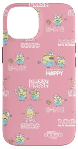 Minions Sakura All-Over Print With Stuart Otto Bob And Kevin Hülle für iPhone 14 von MINIONS