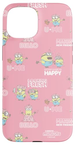 Minions Sakura All-Over Print With Stuart Otto Bob And Kevin Hülle für iPhone 15 Minions Sakura All-Over Print With Stuart Otto Bob And Kevin Hülle für iPhone 15 von MINIONS