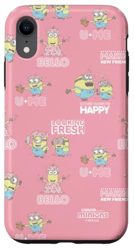 Minions Sakura All-Over Print With Stuart Otto Bob And Kevin Hülle für iPhone XR Minions Sakura All-Over Print With Stuart Otto Bob And Kevin Hülle für iPhone XR von MINIONS