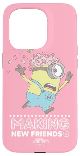 Minions Stuart and Bees Making New Friends Hülle für iPhone 15 Pro von MINIONS