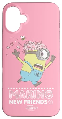 Minions Stuart and Bees Making New Friends Hülle für iPhone 16 Plus Minions Stuart and Bees Making New Friends Hülle für iPhone 16 Plus von MINIONS