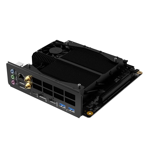 MINIS FORUM BD790i Motherboard, AMD Ryzen 9 7945HX 16-Core-CPU bis zu 5,4 GHz, AMD Radeon 610M, DDR5/2×M.2 2280 PCIe5.0 SSD, HDMI/DP/USB-C-Anschluss, 2,5 G RJ45, USB 3.2 von MINIS FORUM