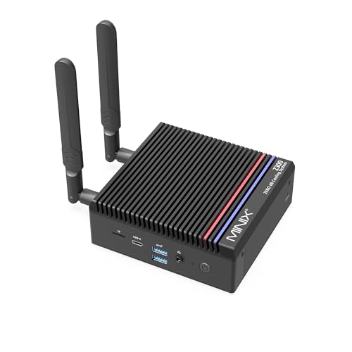 MINIX Fanless Windows 11 Pro Mini PC, Intel 12th Gen N300, NEO Z300-0dB 16GB DDR4, 512GB M.2 PCIe Gen3 x 4 SSD Micro Desktop Computer, 4K Dual Display/2.5G LAN, for Business Home Office Multi-Tasking MINIX Fanless Windows 11 Pro Mini PC, Intel 12th Gen N300, NEO Z300-0dB 16GB DDR4, 512GB M.2 PCIe Gen3 x 4 SSD Micro Desktop Computer, 4K Dual Display/2.5G LAN, for Business Home Office Multi-Tasking von MINIX