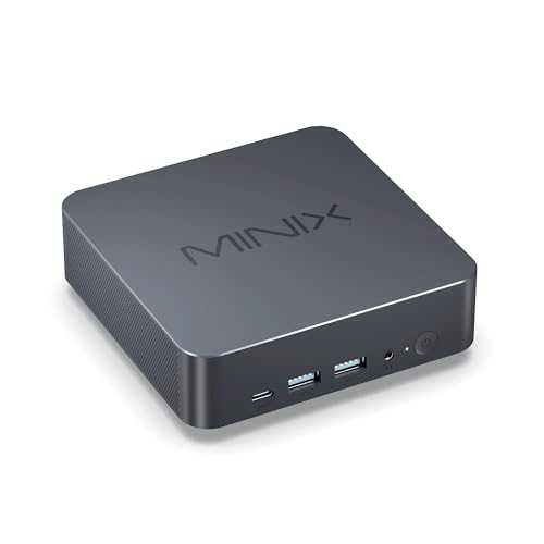 MINIX NGC N512 Mini PC Windows 11 Pro, Intel i5-12600H 512GB M.2 PCIe 4.0 x 4 SSD 16GB DDR5 Micro Desktop Computer, Quad Display/TB4 (8K) /2xHDMI/USB-C/Dual Lan, for Business Home Office Multi-Tasking von MINIX