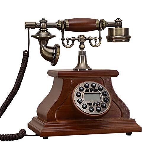 Tafelaufsätze, Ornamente, Tischdekoration, Statuen für Heimdekoration, Retro-Telefon, klassisch, altmodisch, europäisch, antikes Retro-Telefon, Harz, Vintage, kabelgebunden, schnurgebundenes Telefon von MINJING