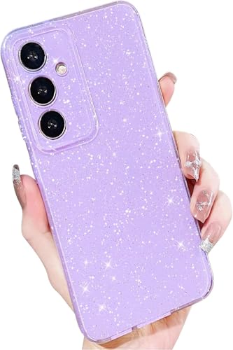 MINSCOSE Glitzer-Schutzhülle für Samsung Galaxy S23 FE, niedlich, ästhetisch, dünn, dünn, stoßfest, glitzernd, glänzend, für Damen und Mädchen, Neonviolett MINSCOSE Glitzer-Schutzhülle für Samsung Galaxy S23 FE, niedlich, ästhetisch, dünn, dünn, stoßfest, glitzernd, glänzend, für Damen und Mädchen, Neonviolett von MINSCOSE