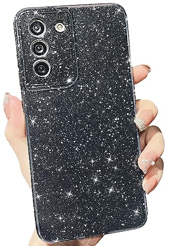 MINSCOSE Schutzhülle für Samsung Galaxy S21 FE 5G, niedliches Neonfarben, glitzernd, dünn, dünn, stoßfest, Silikon, glitzernd, für Damen und Mädchen, 16,4 cm (6,4 Zoll), Schwarz MINSCOSE Schutzhülle für Samsung Galaxy S21 FE 5G, niedliches Neonfarben, glitzernd, dünn, dünn, stoßfest, Silikon, glitzernd, für Damen und Mädchen, 16,4 cm (6,4 Zoll), Schwarz von MINSCOSE