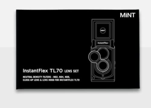 Mint Objektiv-Set für instantflex TL70 2.0 Instant Film Kamera, inkl. 3 x ND Filter (ND2/ND4/ND8), Nahlinse und Gegenlichtblende von MINT