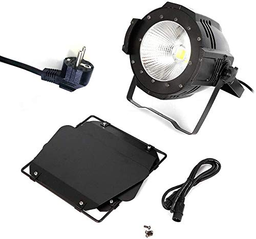 2 in 1 COB LED Audience Scheinwerfer Bühnenbeleuchtung Bühnen Lampe Lichteffekt DMX Strahler Discolicht DJ Strobe Light Led Lampe PAR für DJ Disco Stage Party Weiß Warmweiß (200W) von MINUS ONE