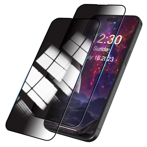 MINUUISCT 2 Stück Sichtschutz für Xiaomi Poco X6 5G, Anti-Spähen Blickschutzfolie Sichtschutzfolie, Anti Kratzer Privacy Displayschutz Folie von MINUUISCT