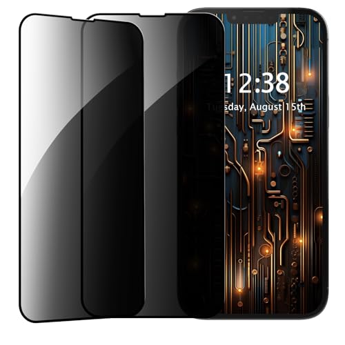 MINUUISCT 2 Stück Sichtschutz für Xiaomi Redmi Note 13 4G/Note 14 4G/Poco M7 Pro 5G, Anti-Spähen Blickschutzfolie Sichtschutzfolie, Anti Kratzer Privacy Displayschutz Folie von MINUUISCT