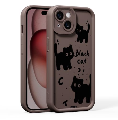 MINUUISCT Handyhülle für iPhone 16e Hülle mit Kameraschutz, stoßfestes Silikon-Cover, Cartoon-Design, weiche schützende Handytasche für Damen & Mädchen, Kaffee_TJ82 MINUUISCT Handyhülle für iPhone 16e Hülle mit Kameraschutz, stoßfestes Silikon-Cover, Cartoon-Design, weiche schützende Handytasche für Damen & Mädchen, Kaffee_TJ82 von MINUUISCT