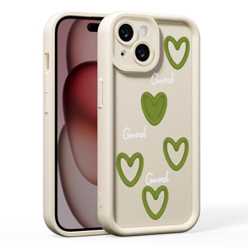 MINUUISCT Handyhülle für iPhone 16e Hülle mit Kameraschutz, stoßfestes Silikon-Cover, Cartoon-Design, weiche schützende Handytasche für Damen & Mädchen, Weiß_DH06 MINUUISCT Handyhülle für iPhone 16e Hülle mit Kameraschutz, stoßfestes Silikon-Cover, Cartoon-Design, weiche schützende Handytasche für Damen & Mädchen, Weiß_DH06 von MINUUISCT