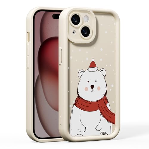 MINUUISCT Handyhülle für iPhone 16e Hülle mit Kameraschutz, stoßfestes Silikon-Cover, Cartoon-Design, weiche schützende Handytasche für Damen & Mädchen, Weiß_DS125 MINUUISCT Handyhülle für iPhone 16e Hülle mit Kameraschutz, stoßfestes Silikon-Cover, Cartoon-Design, weiche schützende Handytasche für Damen & Mädchen, Weiß_DS125 von MINUUISCT