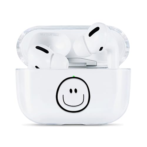 MINUUISCT Hülle für Airpods Pro Generation ohne Schlüsselanhänger Transparent TPU Abdeckung für Airpod Pro Kabelloser Ladehülle Schutzhülle für Damen und Herren von MINUUISCT