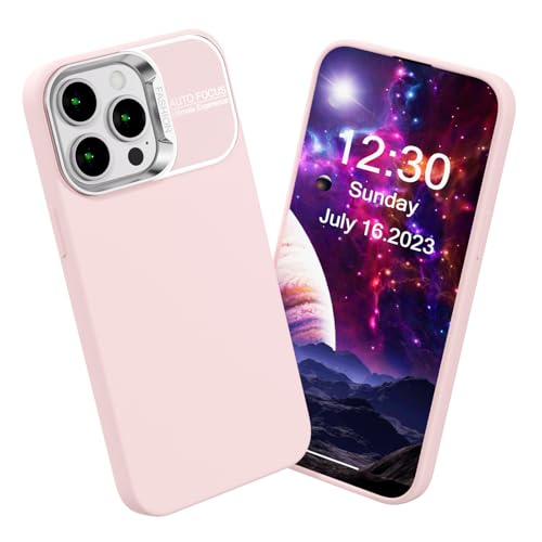 MINUUISCT Hülle für iPhone 12/iPhone 12 Pro, Soft Flex TPU Hülle Handyhülle Silikon rutschfest Bumper Starke Stoßfestigkeit Cover -Dusty Pink von MINUUISCT