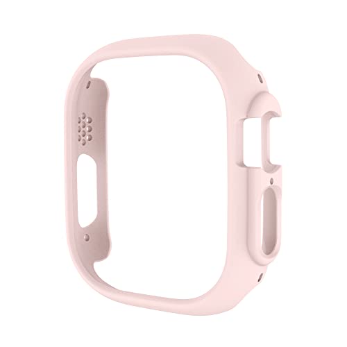 MINUUISCT Kompatibel mit Apple Watch 4/5/6/SE 44MM Hülle, ultradünnes Hart-PC-Stoßgehäuse, Rundum-Kantenschutzrahmen [KEIN Displayschutz] für iWatch-Zubehör, Pink von MINUUISCT