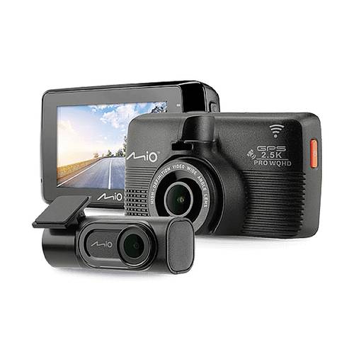 MIO MiVue 798 Dual Pro Dashcam mit GPS Blickwinkel horizontal max.=145° Display von MIO