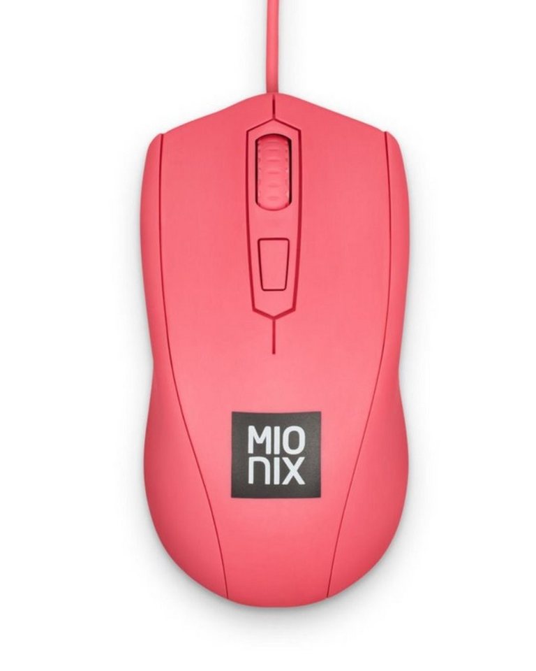 MIONIX Gaming + Artists Maus Avior Frosting Pink Optisch Mäuse (für Rechts- und Linkshänder RGB LED-Mausrad 5000 DPI optischer Sensor) von MIONIX