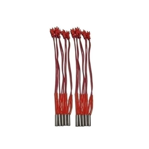 10 STÜCKE for FLSUN Super Racer Q5 Heizstab 3D-Druckerzubehör SR 24 v 40 w Rot Heizpatrone Effektor Heizstäbe Teile unverwechselbar von MIQNQWUK
