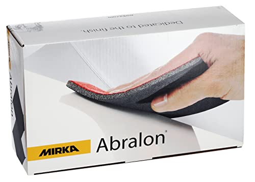 Mirka Abralon 115x140mm Klett 4000 Körnung, 20/Pack, zum Schleifen und Polieren von Lack, Holz, Plastik von MIRKA