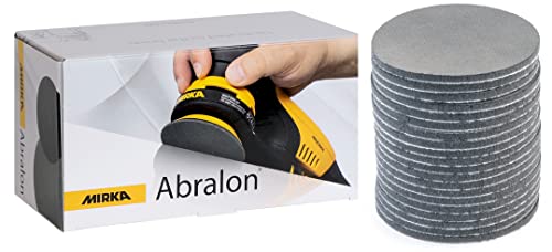 Mirka Abralon J3 Schleifpad Polierpad 77mm 500 Körnung, 20/Pack, zum Schleifen und Polieren von Lack, Holz, Plastik von MIRKA