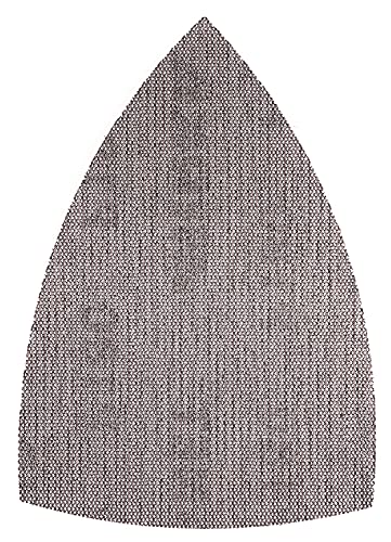 Mirka Abranet® Netz-Delta-Schleifstreifen (100 x 152 x 152 mm), Profi-Schleifgitter mit P80 Körnung und Klett, für Handschliff und Dreieckschleifer, 10er Pack von MIRKA