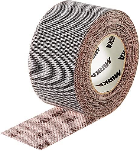Mirka Abranet Netz-Schleifrolle 75 mm x 10 m Klett/Korn P400 / 1 Rolle/zum Schleifen von Holz, Spachtel, Lack, Kunststoff / 545BI001413R von MIRKA