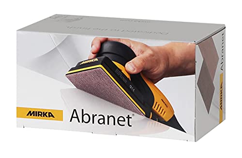 Mirka Abranet Netz-Schleifstreifen 70x125 mm Klett/Korn P100 / 50 Stk/zum Schleifen von Holz, Spachtel, Lack, Kunststoff / 5414905010 Mirka Abranet Netz-Schleifstreifen 70x125 mm Klett/Korn P100 / 50 Stk/zum Schleifen von Holz, Spachtel, Lack, Kunststoff / 5414905010 von MIRKA
